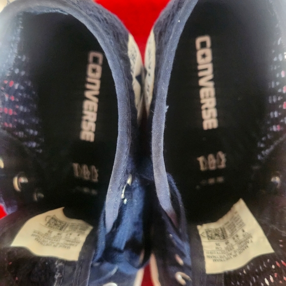 Chuck Taylor All Star Lux Mid Wedges Crochet Blue (RARE) - Picture 4 of 4